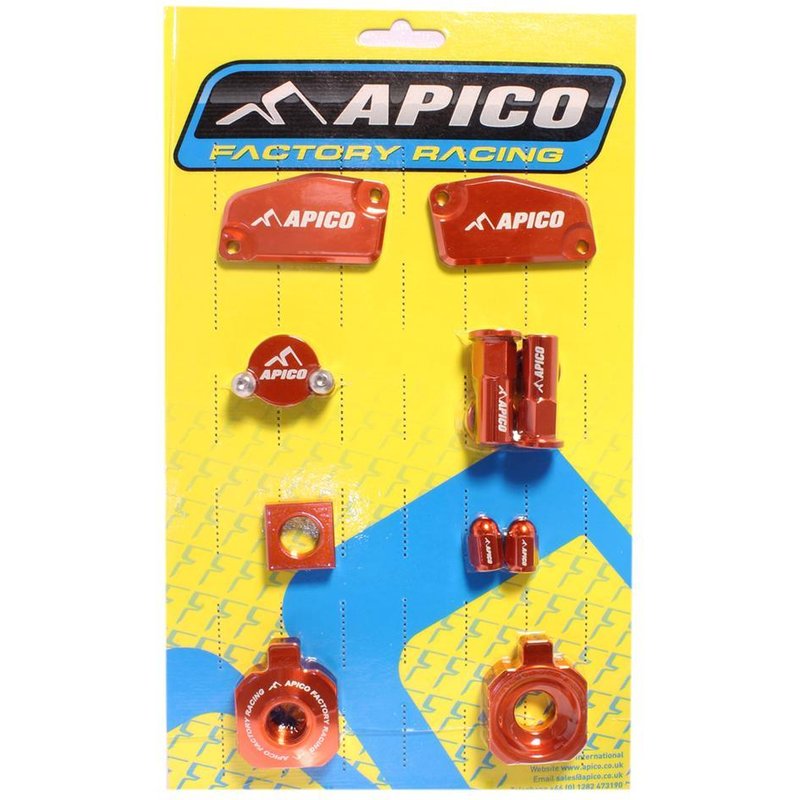 ABP KTM 18 - Apico Factory Bling Pack For KTM SX65 2016-2022, Husqvarna TC65 2017-2022, Gas Gas MC65 2021-2022 Orange