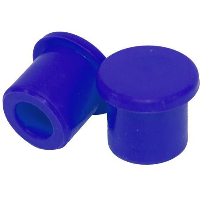 AT VC BU - Apico Silicone Push On Trials Valve Caps - Set Of 2 Blue