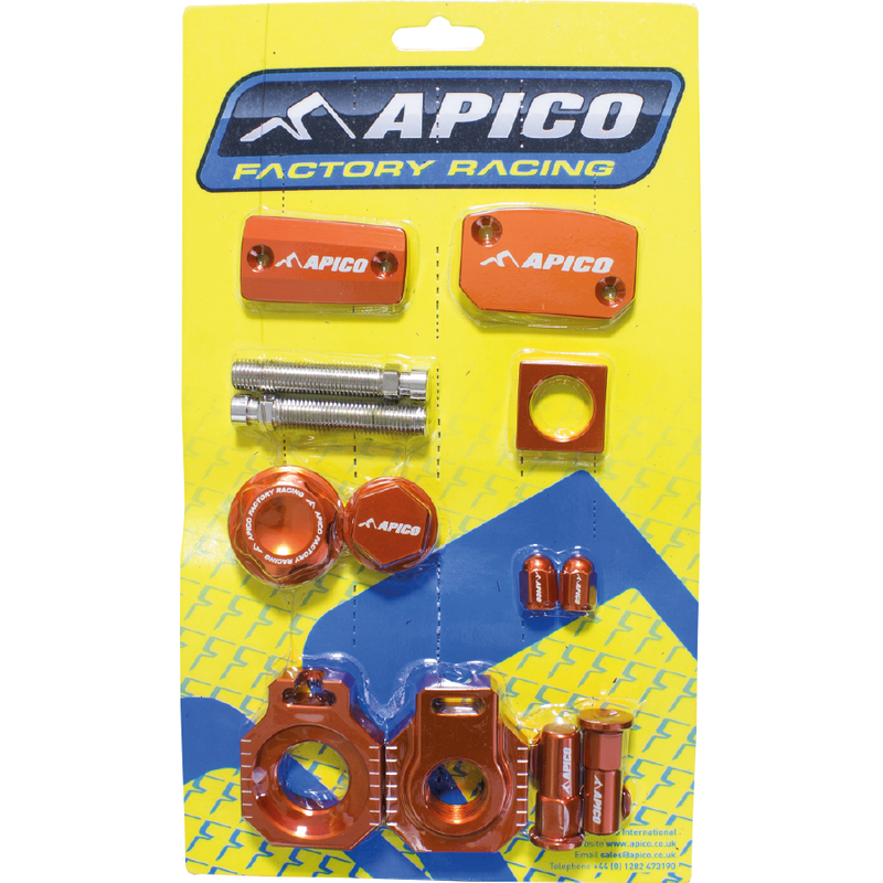 ABP KTM 7 - Apico Factory Bling Pack For KTM SX 125/150 2009-2012, EXC125/200 2008-2013, SXF450 2009-2012, XC-F 450 2009 Orange