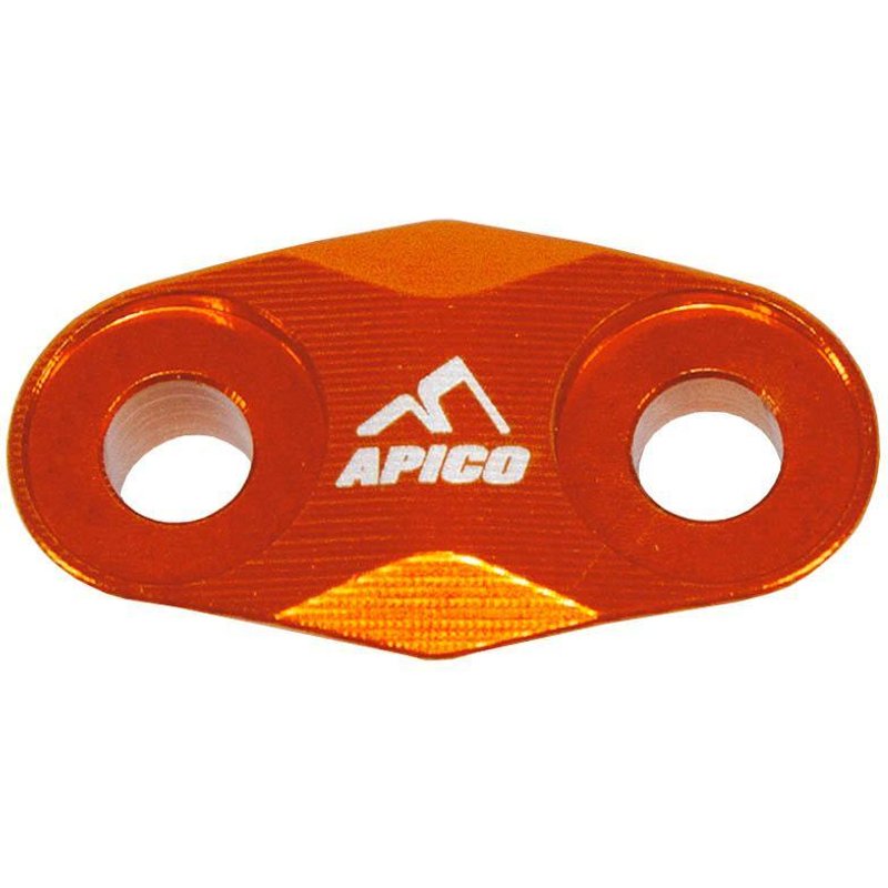 BHC KTM 1 ORA - Apico Brake Hose Clamp For KTM SX 60/65 & Husqvarna TC50/65 & Gas Gas MC 50/65 2019-2025 Orange