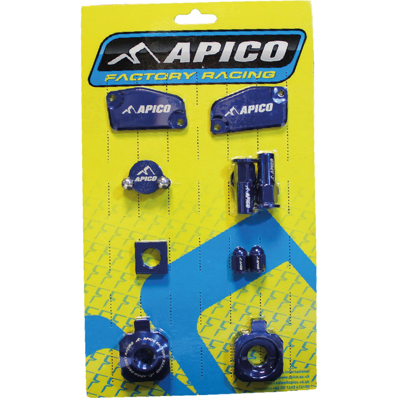 ABP KTM 18 BU - Apico Factory Bling Pack For KTM SX65 2016-2022, Husqvarna TC65 2017-2022, Gas Gas MC65 2021-2022 Blue