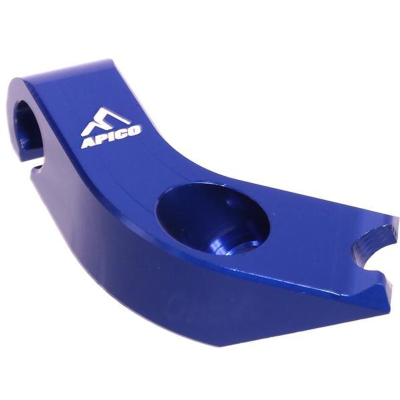 CABLE GUIDE YZF BU - Apico CNC Clutch Cable Guide For Yamaha YZF250 2001-2013, WRF250 2001-2014 Blue