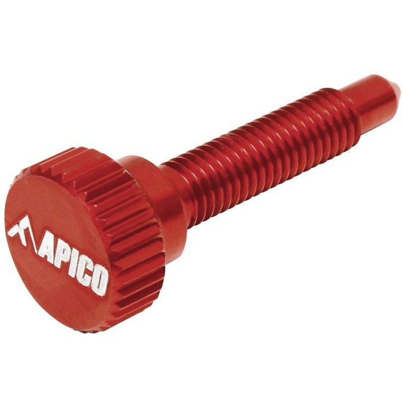 AT IDLESCREW DEL RD - Apico Carburettor Idle Screw Dellorto Red