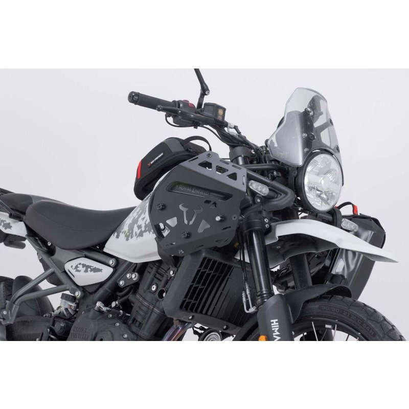 HTA.41.620.11100 - SW Motech SLC Right Side Carrier For Original Crash Bars For Royal Enfield Himalayan 450 2024-2025 - Black