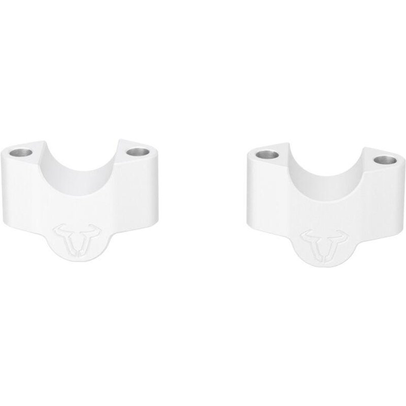 LEH110391060030S - SW Motech Handlebar Risers For Triumph Tiger 900 GT 2023-2024 30 mm (1-3/16") - Silver