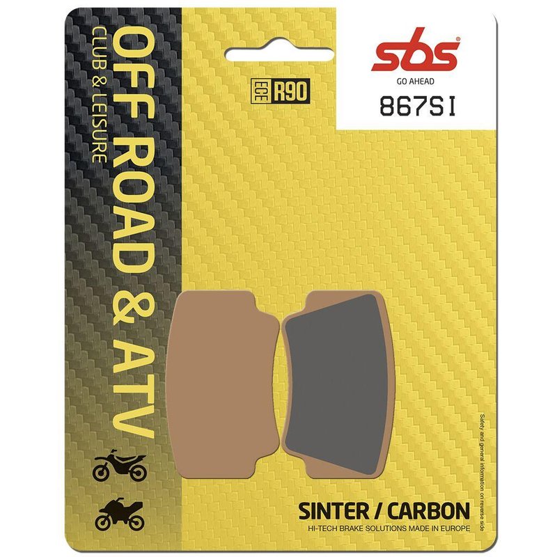 867SI - SBS SI Sintered Rear Brake Pads For KTM SX450 ATV 2008-2010