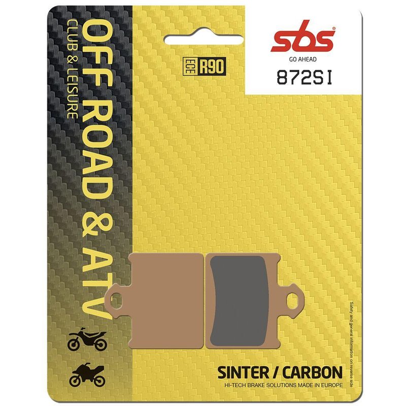 872SI - SBS SI Sintered Rear Brake Pads For Husqvarna CR65 2012-2013