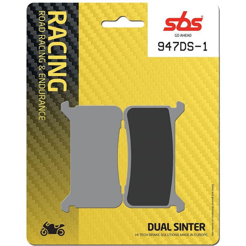 947DS-1 - SBS DS Dual Sintered Front Brake Pads For Honda CBR 1000 RR 2017-2019