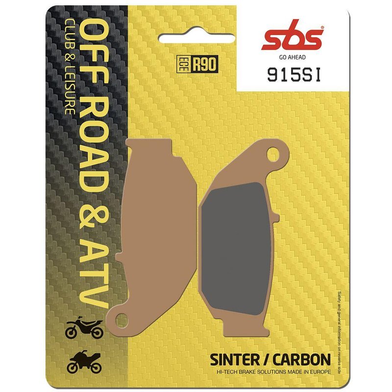 915SI - SBS SI Sintered Rear Brake Pads For Honda CRF250 Rally 2019, CRF250L 2013-2020