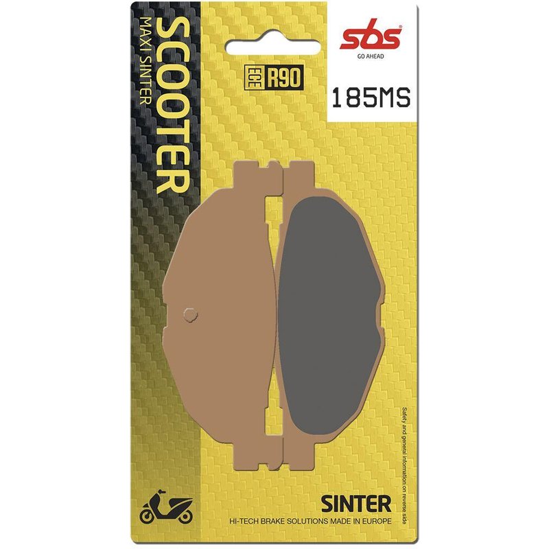 185MS - SBS MS Maxi Sintered Rear Brake Pads For Yamaha XP 500 T-Max 2004-2011
