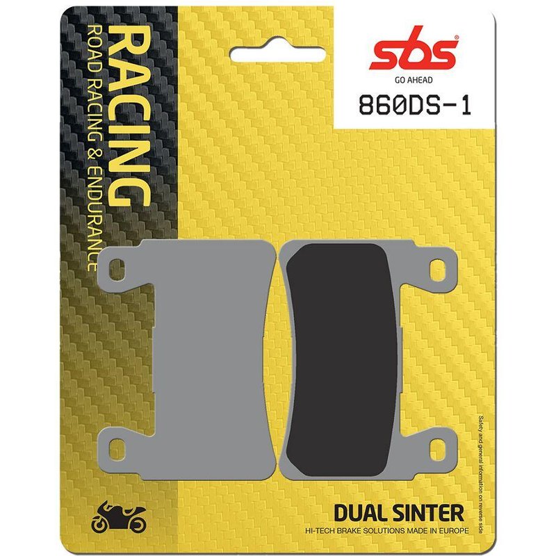 860DS-1 - SBS DS Dual Sintered Front Brake Pads For Harley Davidson XR1200 2008-2010