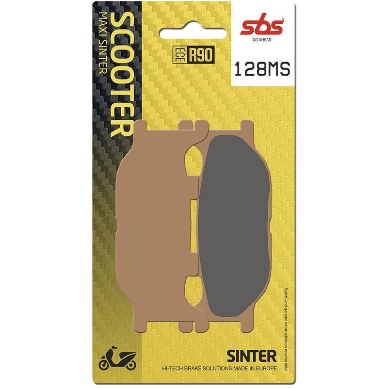 128MS - SBS MS Maxi Sintered Front Brake Pads For ItalJet Jupiter 125 2003