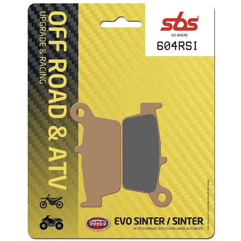 604RSI - SBS RSI Rear Brake Pads For Honda CR125 1987-2001