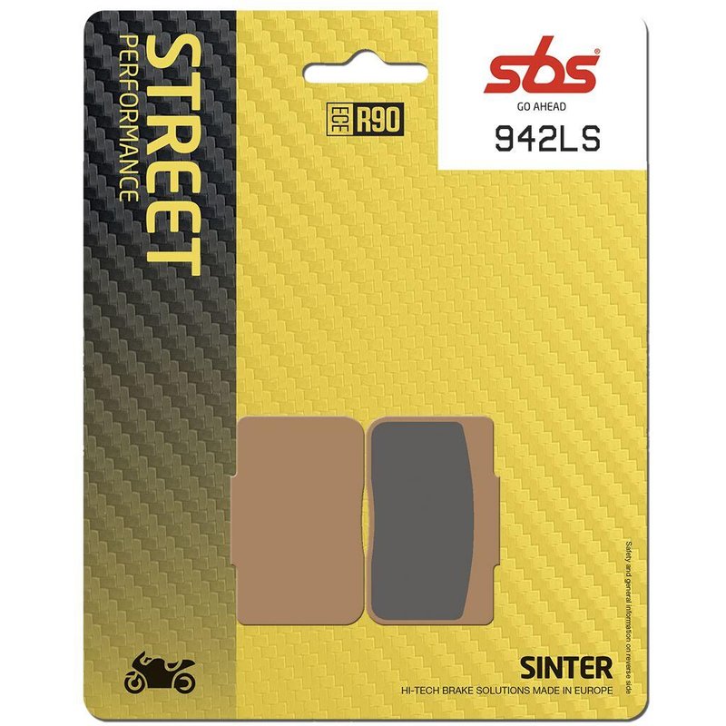942LS - SBS LS Street Excel Sintered Rear Brake Pads For BMW S 1000 HP4 Race 2018
