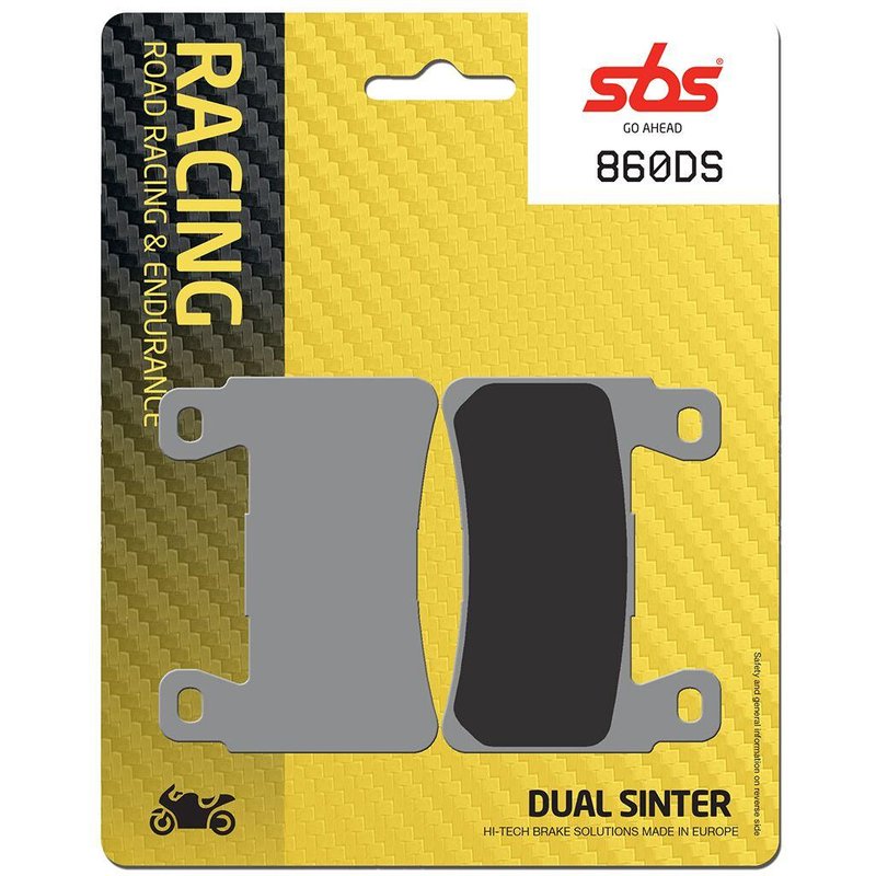 860DS-2 - SBS DS Dual Sintered Front Brake Pads For Harley Davidson XR1200 2008-2010