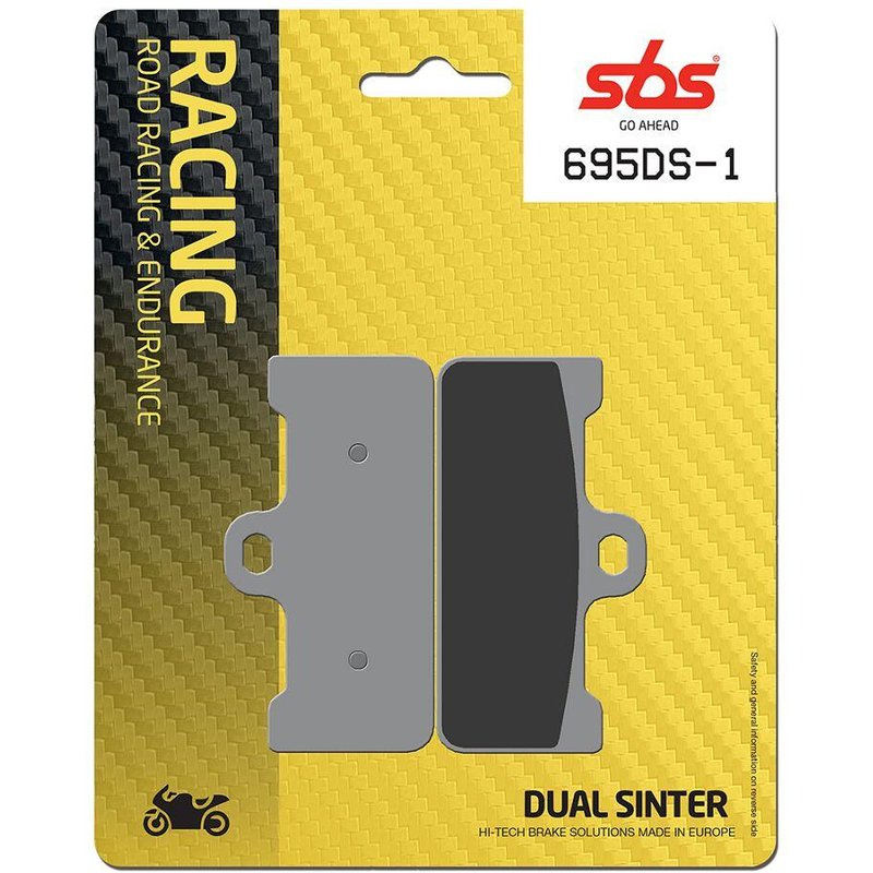 695DS-1 - SBS DS Dual Sintered Front Brake Pads For Aprilia SXV 450 2008-2010