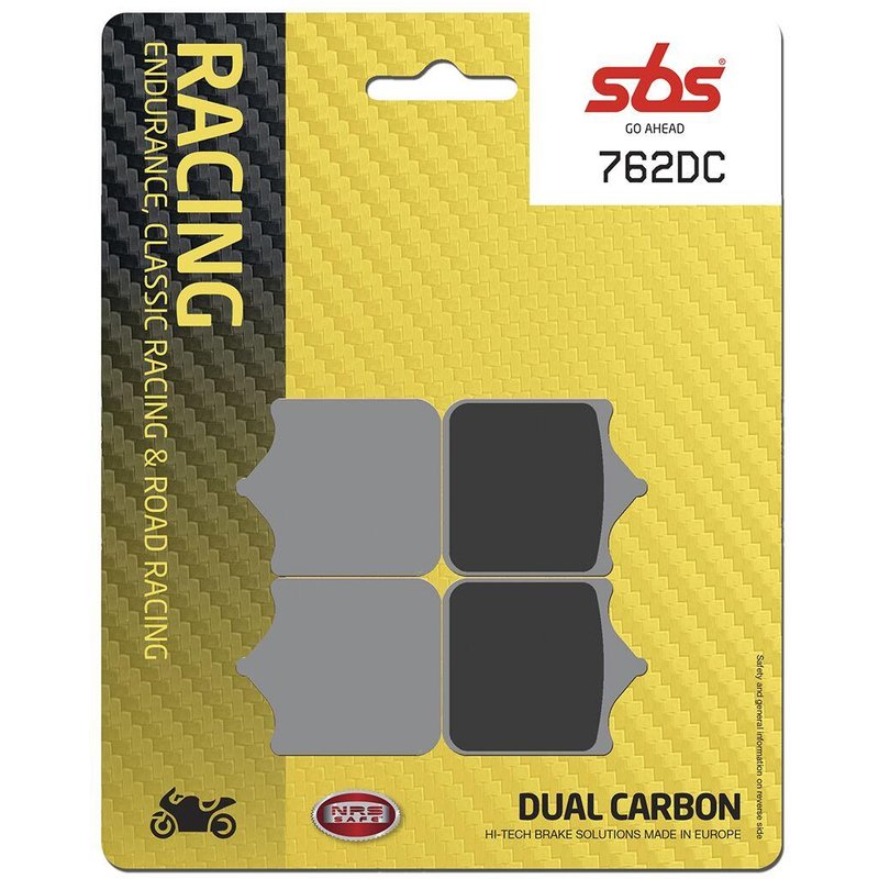 762DC - SBS DC Dual Carbon Front Brake Pads For Ducati 748 R 2001-2002