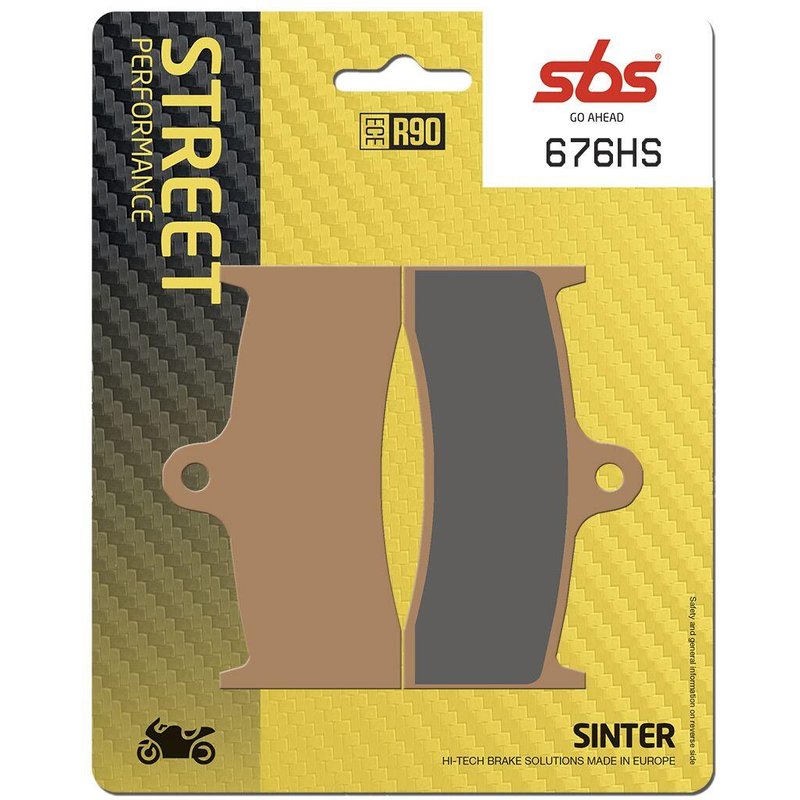 676HS - SBS Sintered Metal Front Brake Pads For Mv Agusta Brutale 910 R 2006-2008