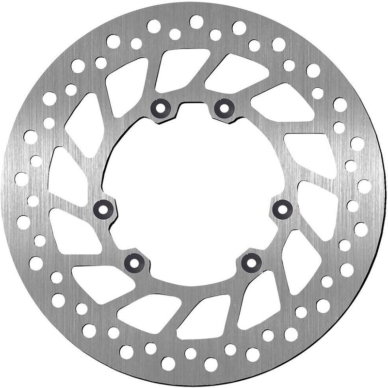 5003 - SBS Standard Round Front Left Brake Disc For Cannondale C 440 R 2003 - Silver