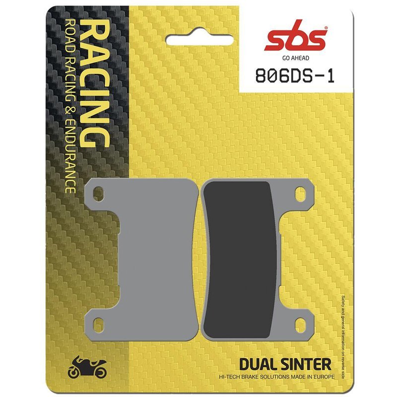 806DS-1 - SBS DS Dual Sintered Front Brake Pads For Suzuki GSX1300R 2008-2012