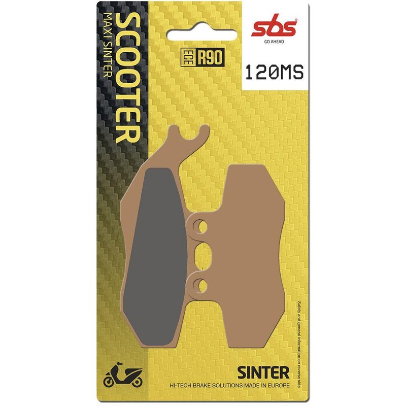 120MS - SBS MS Maxi Sintered Front Brake Pads For Gilera D.N.A 125 2001-2003