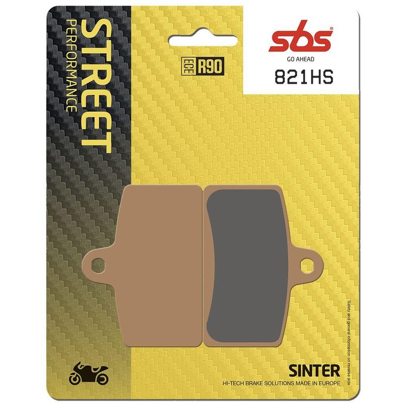 821HS - SBS HS Street Excel Sintered Front Brake Pads For Malaguti Drakon 50 NDK 2007