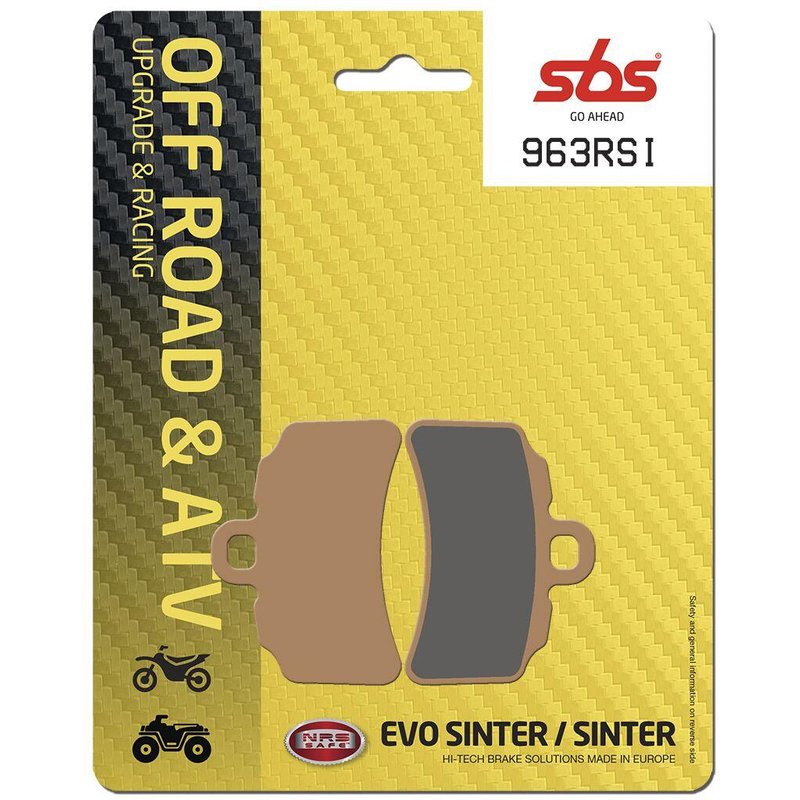 963RSI - SBS RSI Sintered Front Brake Pads For TRS ONE 125 2019