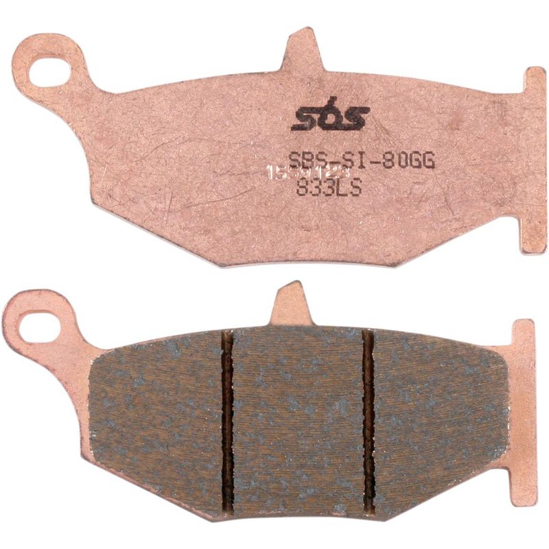 833LS - SBS LS Street Excel Sintered Rear Brake Pads For Suzuki DL 1000 2014-2019