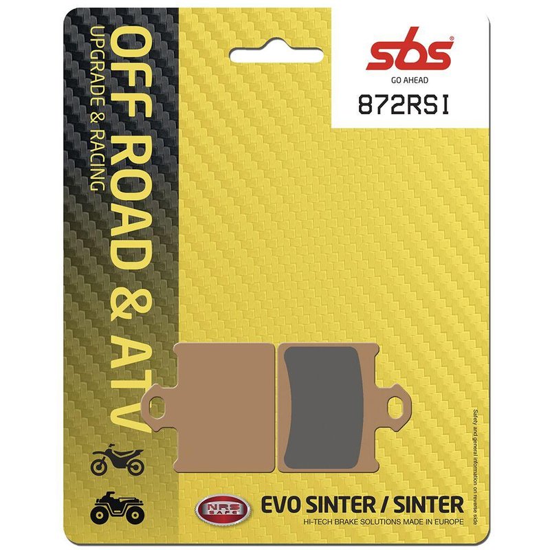 872RSI - SBS RSI Sintered Rear Brake Pads For Husqvarna CR65 2012-2013