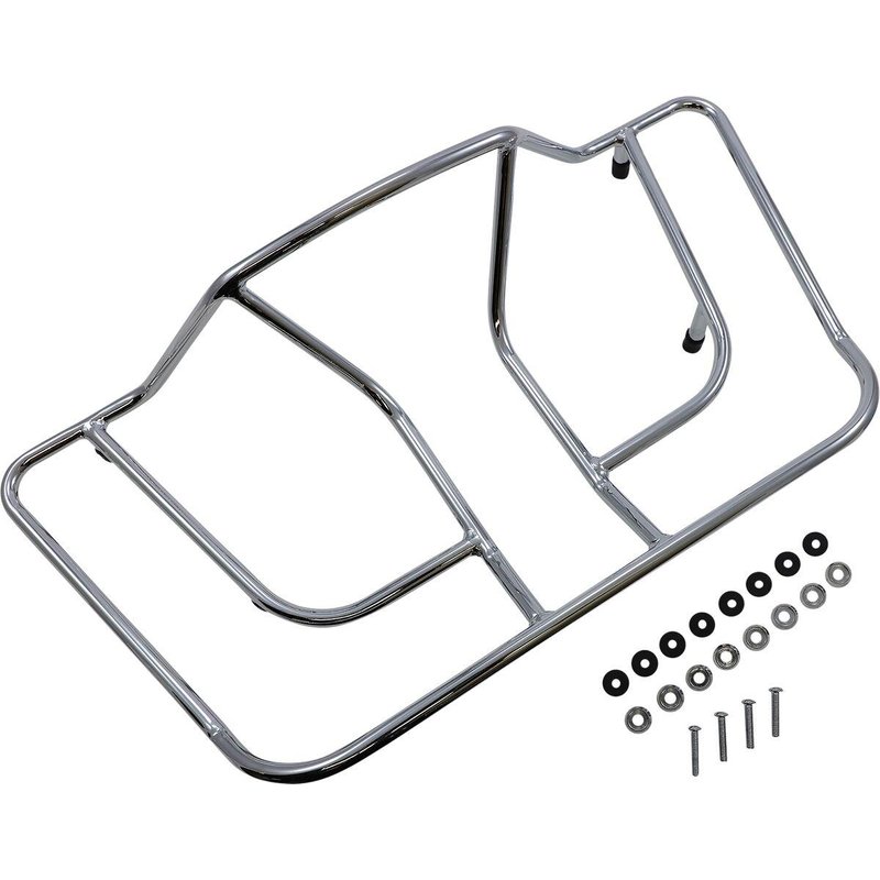 52-610 - Show Chrome Deluxe Trunk Luggage Rack For Honda GL 1500 1988-1990 - Chrome