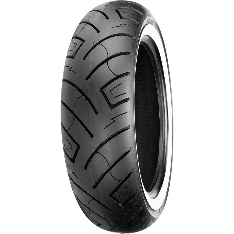 15816777RW - Shinko F777 / R777 Rear White Wall TL 77H 150/80B16" Tyre