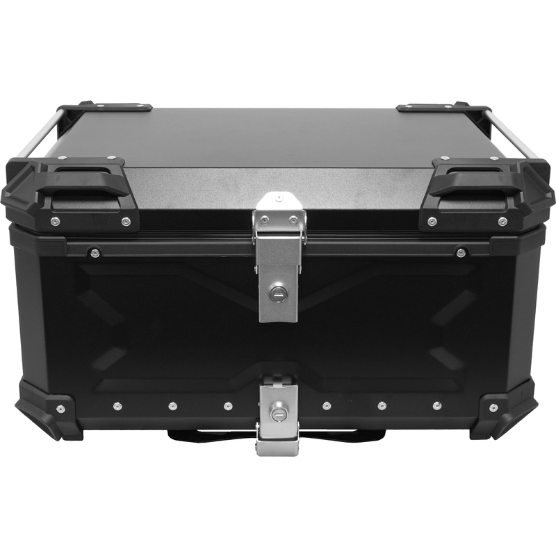 LUGTBX001 - Bike It 65 Litre Rigid Aluminium Luggage Top Box