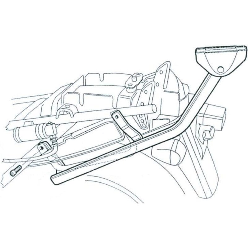 Shad Top Case Fitting Kit for Suzuki GSX 600 F (98-04)