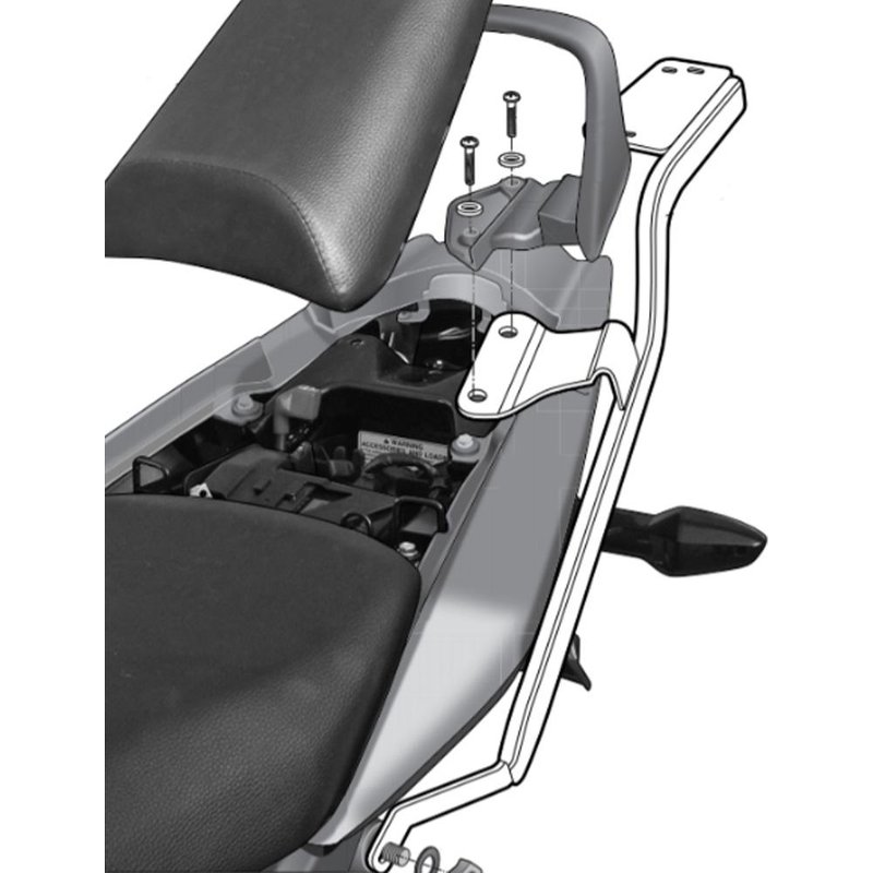 Shad Top Case Fitting Kit for Honda CBF 125 (08-14)