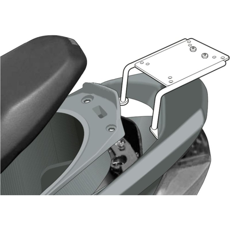 Shad Top Case Fitting Kit for Yamaha Cygnus X 125 (04-06)