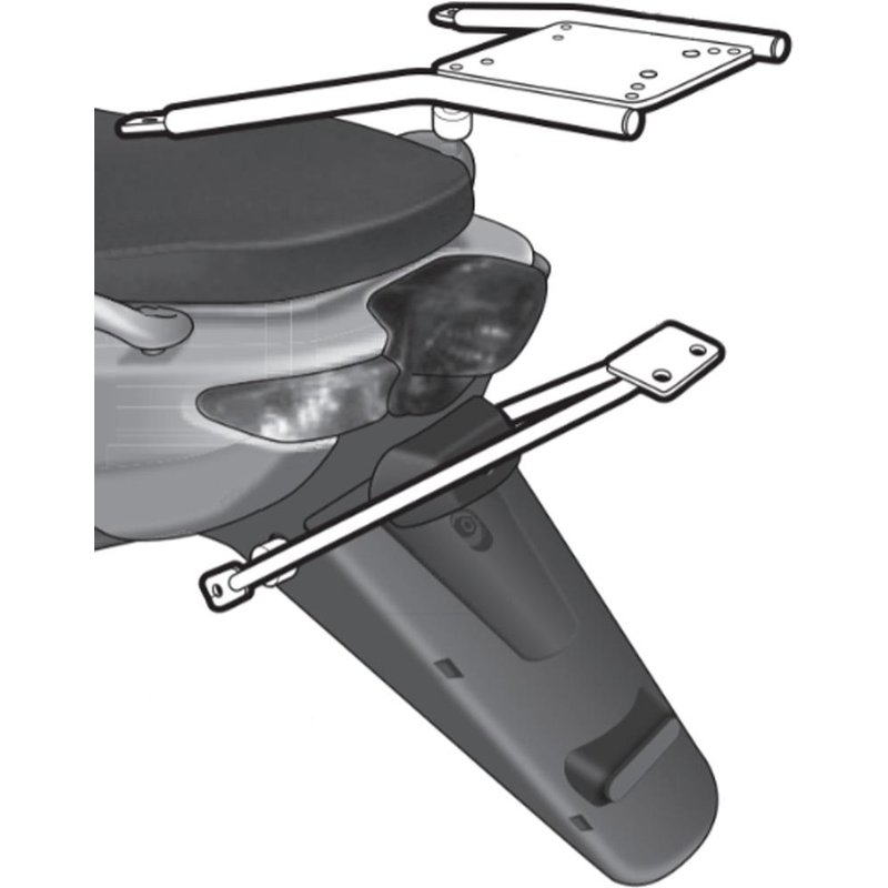 Shad Top Case Fitting Kit for Yamaha Neos 50 (08-22)