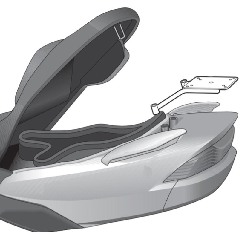 Shad Top Case Fitting Kit for Suzuki Burgman 125 (02-06)