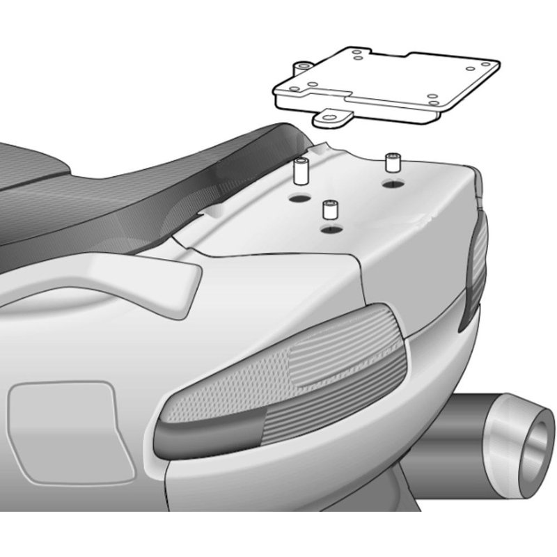 Shad Top Case Fitting Kit for Suzuki Burgman 650 (02-14)