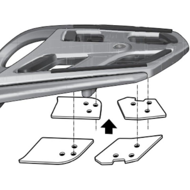 Shad Top Case Fitting Kit for BMW K 1600 GT (12-17)