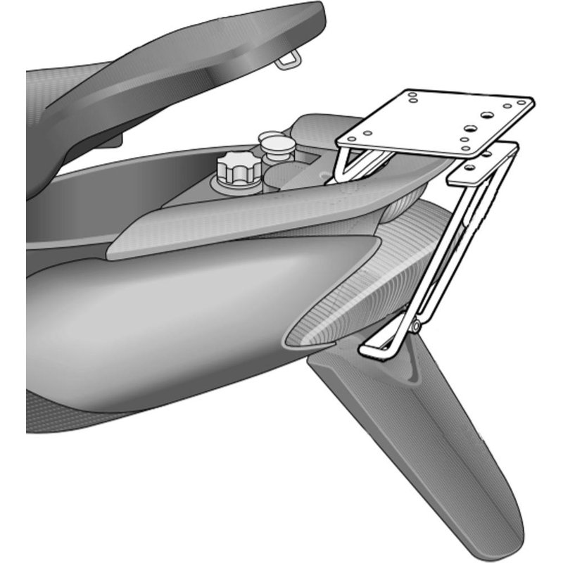 Shad Top Case Fitting Kit for Yamaha Jog II (02-18)