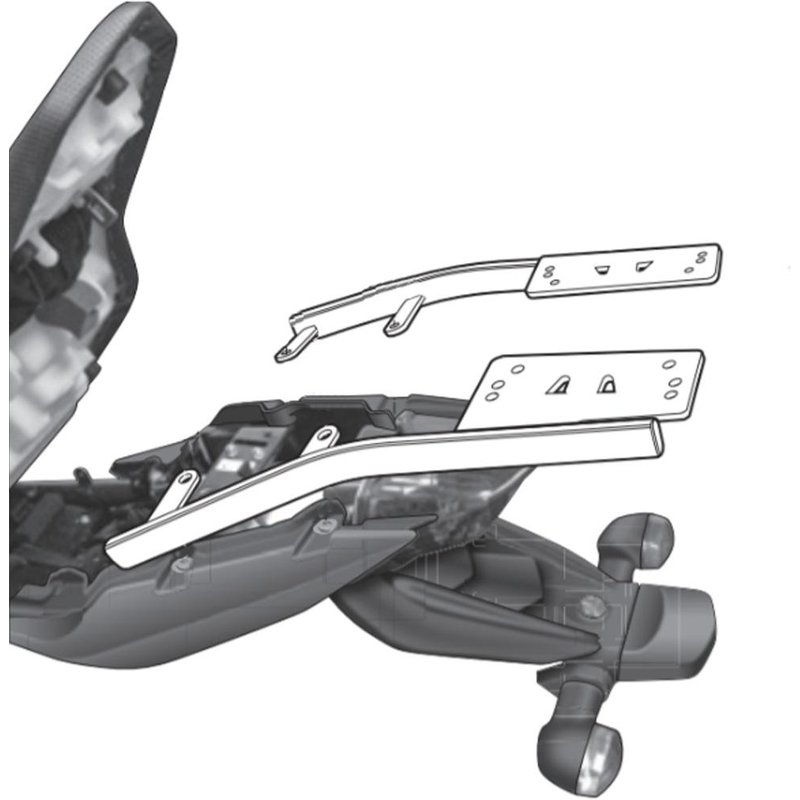 Shad Top Case Fitting Kit for Yamaha Diversion XJ 600 N ABS (09-16)