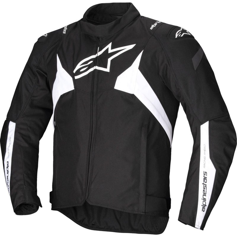 Alpinestars T-Jaws V4 WP Motorcycle Jacket - Black White