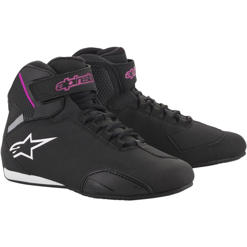Alpinestars Stella Sektor Ladies Motorcycle Shoes - Black Fuchsia