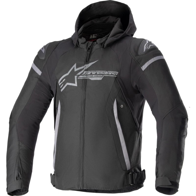 Alpinestars Zaca Motorcycle Jacket 4XL Black Dark Grey