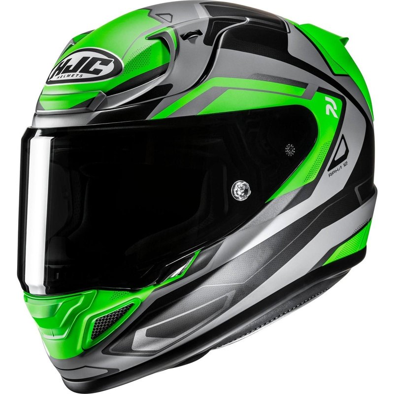 HJC RPHA 12 Brels Motorcycle Helmet XS Green (MC4HSF)