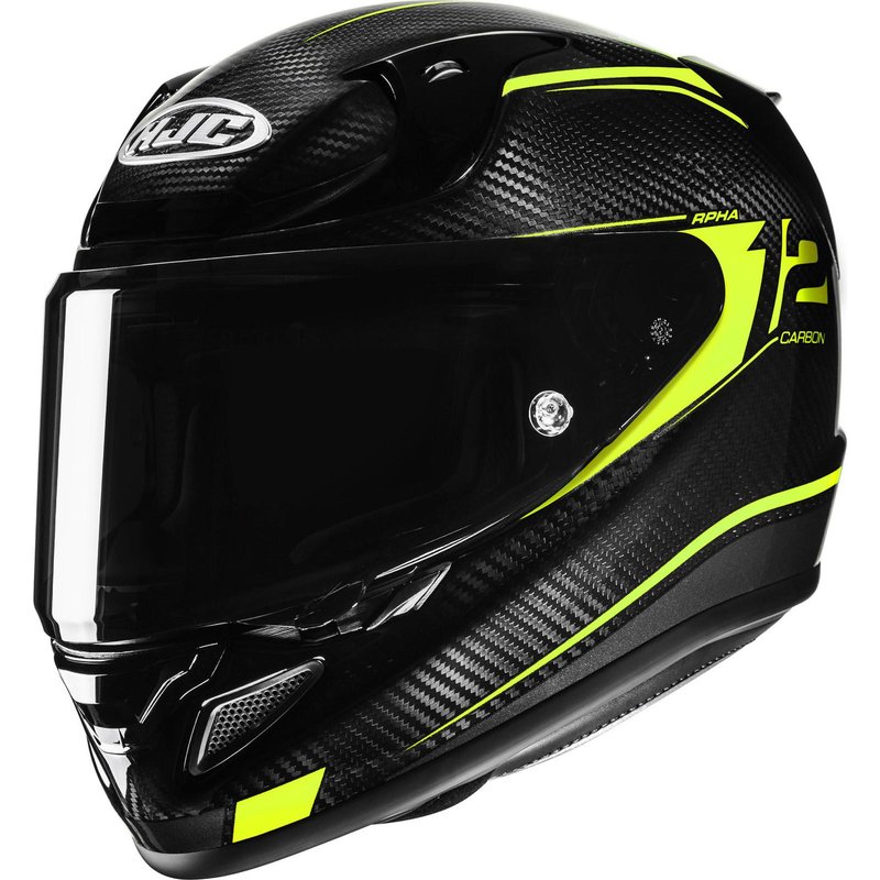 HJC RPHA 12 Carbon Keres Motorcycle Helmet S Yellow (MC5)
