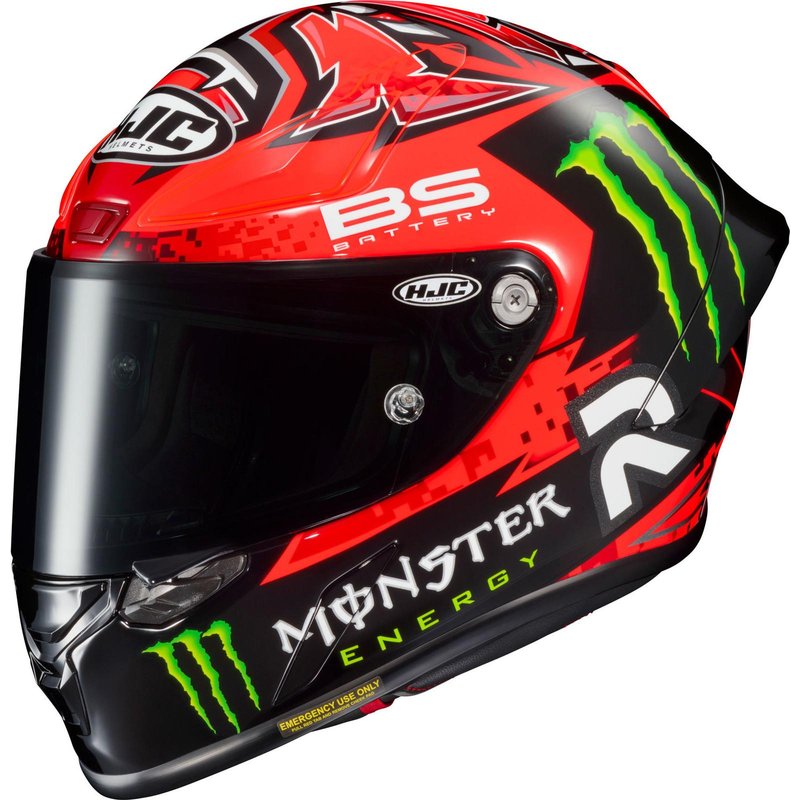 HJC RPHA 1 Fabio Quartararo Replica Motorcycle Helmet XL Red (MC1)
