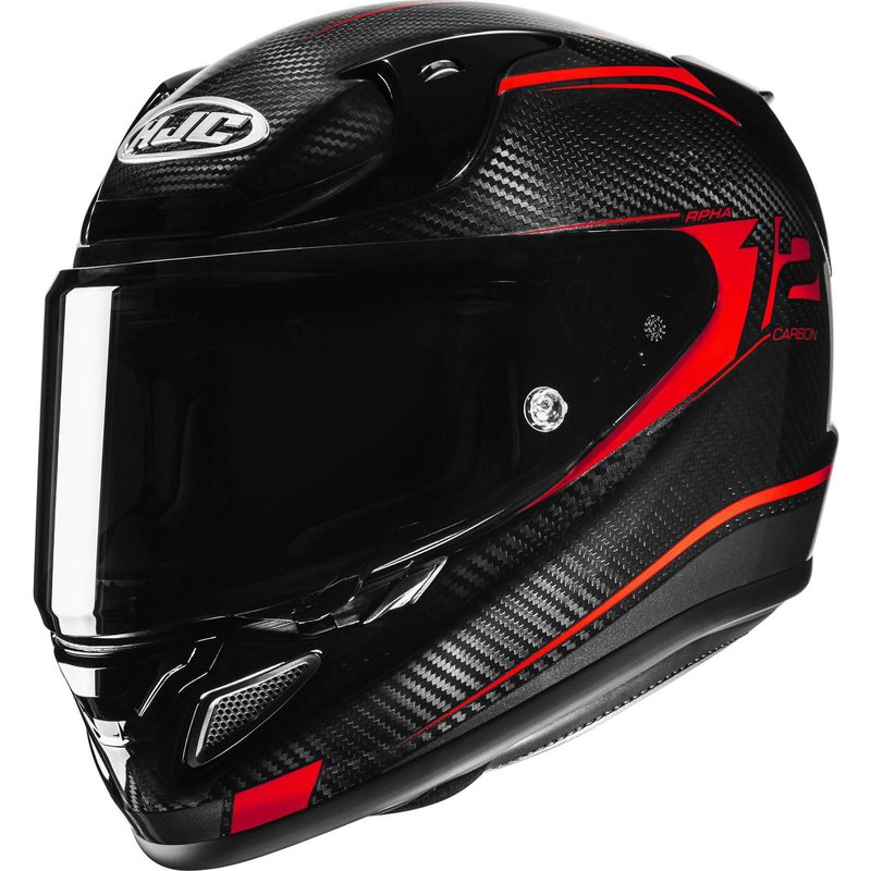 HJC RPHA 12 Carbon Keres Motorcycle Helmet XS Red (MC5)