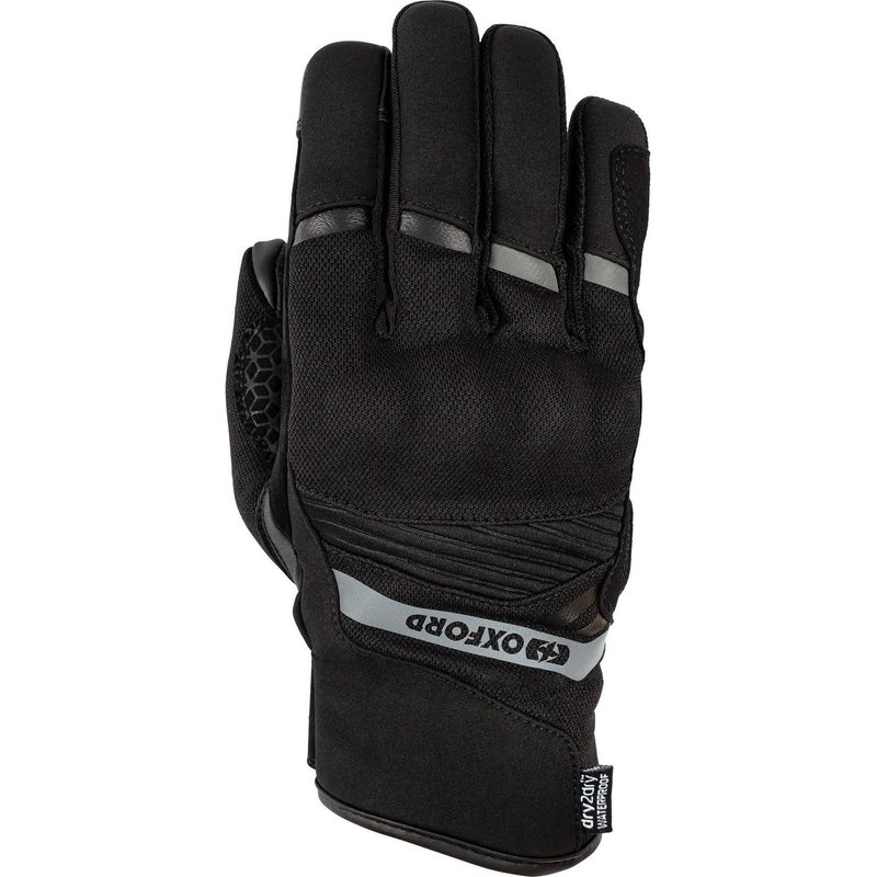 Oxford Dakar 1.0 Dry2Dry Ladies Motorcycle Gloves - Stealth Black