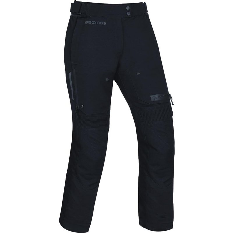 Oxford Mondial Ladies Motorcycle Trousers 20 Tech Black Standard